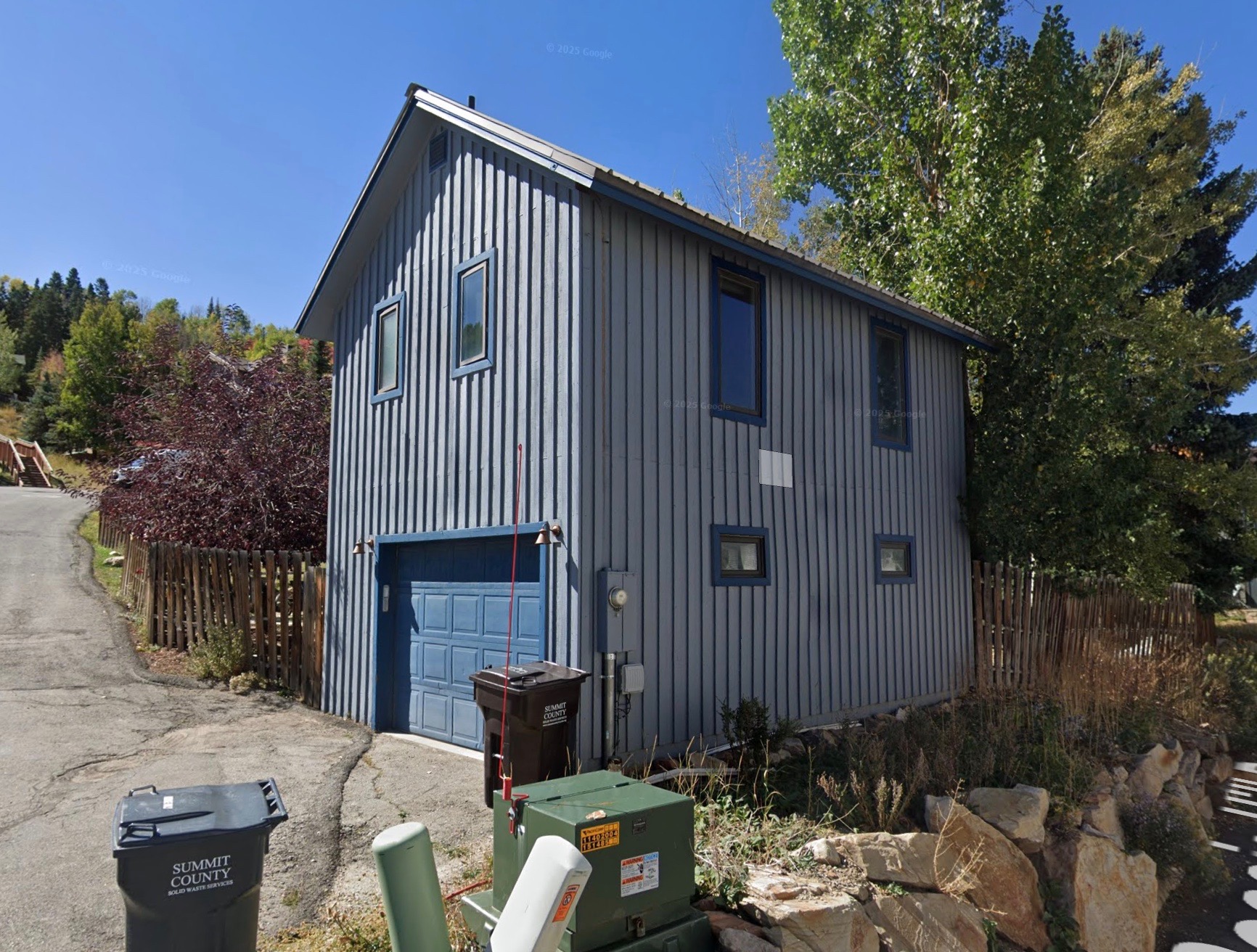 Garage repaint — before (angle 2)