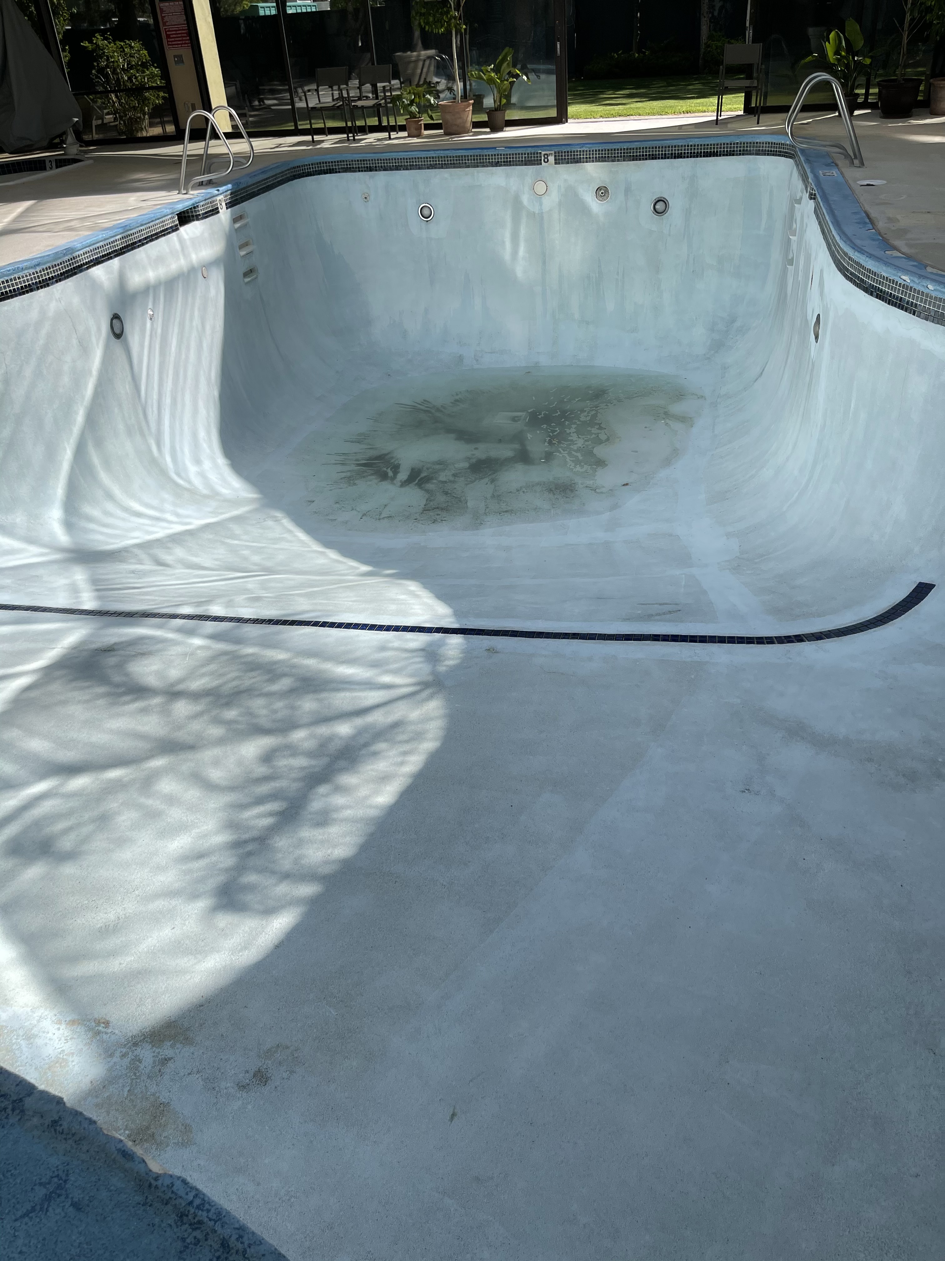 Pool before (wide)